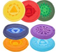 7 Pièces Coussin de Support pour Bol Oreiller Brodé Tibétain
