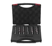 7 Pièces De Coupe Annulaire 3 Cannelures Foret Magnétique Ensemble De Forets à Noyau En Acier Au Carbure Pour le Métal Il Y A une Bielle 6 Pièces Foret Magnétique Différent De 13 Mm 15 Mm 17 Mm 19 Mm