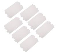 7 Pièces de Plaques de Mica pour Micro-Ondes, Couvercle de Guide D'ondes en Feuille de Mica, Accessoires D'isolation pour Four À Micro-Ondes, Couvercle de Guide D'ondes pour Réfrigérateur (Argent)