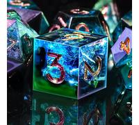 7 Pièces Dés Dnd 7 Die Polyédriques Dés D4 D6 D8 D10 D12 D20 D% Jeu De Des Polyédriques Pour Donjons Et Dragons D&d Rpg Mtg[Z2067]