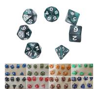 7 Pièces Dés Mdn D & D Jeu De Jeux D10 Multi-Face Gemme Dés Die Vente Chaude