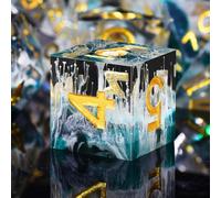 7 Pièces Dés Polyédriques 7 Die Dés D4 D6 D8 D10 D12 D20 D% Jeu De Dés Polyédriques Pour Donjons Et Dragons Dnd Rpg Mtg,Vague Vert