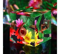 7 Pièces Dés Polyédriques 7 Die Dés D4 D6 D8 D10 D12 D20 D% Jeu De Dés Polyédriques Pour Donjons Et Dragons Dnd Rpg Mtg,Feuille Verte