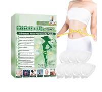 7- pieces Diet Patches, Invisible Natural Slimming Pads, Body Weight Patches for Leg Belly Arm Back Thigh, Adults Workout Travel Daily Morning Night, , Fitness Support