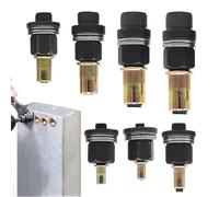 7 Pièces Écrous À Tête De Rivet À Main, Convient Au Kit De Tête De Rivet À Main M3 M4 M5 M6 M8 M10, Acier Riveteuse Pneumatique Ecrou A Sertir, Riveteuses Manuelle Adaptateur Riveteuse