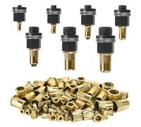 7 Pièces Écrous à Tête de Rivet à Main, Riveteuse Manuelle pour Ecrou à Sertir, Ensemble de Écrous à Riveter, pour Rivets M3 M4 M5 M6 M8 M10 M12, Outil de Rivetage Manuel avec 70 Pièces Écrous