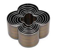 7 Pièces en Cuir Découpeur en Cuir Matrices de Découpe Ensemble Cuir Poinçon Outil Kit Cuir Couteau Moule Poinçon Outil Couteau Moule Matrice