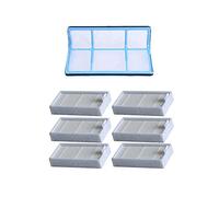 7 pièces/ensemble (1x filtre primaire + 6X filtre efficace) pour pièces d'aspirateur Robot V5 V5S V3 V3S V5 Pro V50 V55 X5