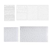 7 pièces/ensemble de moules en silicone durable à l'eau ondulée moules uniques en résine époxy pour fabrication de bijoux pour bricolage