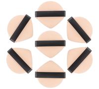7 Pièces Éponge Fond de Teint Double Face Non Latex Poudre | Prise de Poudre, Base Nette et Ferme, Usage Humide ou Sec, pour Poudre Corporelle et Minérale