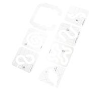 7 Pièces Gabarits de Patchwork en Acrylique pour Couture, Modèles | Transparence Élevée, Bords Lisses et Confortables, Visibilité du Chemin de Point, pour Quilting et Broderie