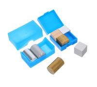 7 Pièces Groupe de Cubes Métalliques Scientifiques, Fer Bois | Kit D’expérimentation Prêt à L’emploi, Comparaison des Matériaux, pour Sciences à Domicile, Enseignants et Projets