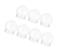 7 Pièces Kit Boule à Neige DIY en Plastique avec Capuchon à Vis