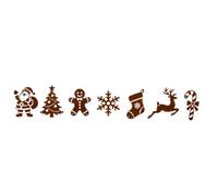 7 Pieces LED Reindeer Wall Decorations | 3D Light-Up Christmas Silhouettes | Warm Backlit Peel & Stick Entryway Glow, For Living Room Bedroom Hallways Entryways Party Home Holiday Birthday