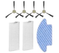 7 Pièces M210 Pièces De Rechange Pour Aspirateur Robot, Compatibles Avec Les Modèles Lefant M210B, M213S, M210S, M210, M213 Et Okp Life K2, K3 K3A, 2 Filtres Hepa, 4 Brosses Latérales Et 1 Serpillière