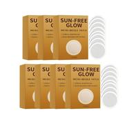 7 Pieces Microdart Self-Tanning Patches, Sun-Free Glow Sunless Bronzing | Natural Gentle Skin-Friendly Tanning Patches for All Skin Types