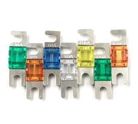 7 Pièces Mini Emballage Multiple De Fusibles Anl/Manl 30a, 40a, 60a, 80a, 100a, 120a, 150a Pour Fusible Électronique De Système Audio Vidéo Marin Automobile[Auto5132196]