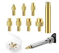7 Pièces Panne fer à Souder,Insert m4,Insert Impression 3d | Pour Inserts Filetés M2/M2.5/M3/M4/M5/M6/M8,Comprend un Adaptateur,Peut être Utilisé Dans les Imprimantes 3D,DIY etc