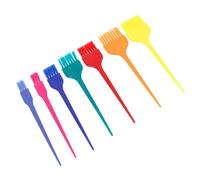 7 Pièces Peigne à Teinture Capillaire Multifonction Réutilisable | Plastique, Pointe Fine et Ronde, Créez des Coiffures, Usage Salon ou Maison, Lot de Sept Pièces Couleur Aléatoire
