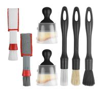 7 Pièces Pinceaux Voiture, Brosse Voiture Pinceau Nettoyage, Brosses de dépoussiérage de l'espace de Pinceaux Nettoyage Voiture, Pinceau Nettoyage Voiture pour Intérieur de Voiture