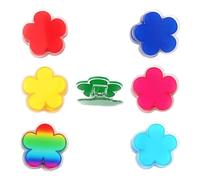 7 Pièces Pinces à Carnet Fleur Cartoon Adorables en Lot de Clips