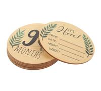 7 Pièces plaque d'étape de bébé tableau dannonce pour un nouveau bébé signe dannonce de bébé animal signe de nom de pépinière pour les filles signe de nom de bébé Dessin animé Bois