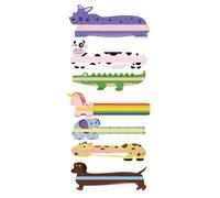 7 Pièces Règles de Lecture Animaux Bandes de Guidage Colorées pour | Surligneurs, Transparents, Marque-Pages, Anti-Fatigue, Améliorer, Concentration, l'École, qualite, Solid