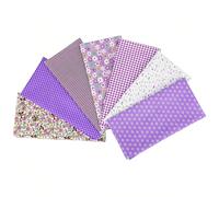 7 pièces/set de bloc de tissu imprimé en coton. Ces blocs de tissu pré-coupés sont utilisés pour le matelassage et la couture, ainsi que pour les accessoires de patchwork artisanal DIY 25x25cm,50x50cm