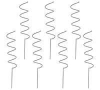 7 Pièces Support Spiralé en Fer, Tuteur Décoratif Vert | Structure Extensible Autoportante, Soutien Fiable des Tiges, pour Jardiniers et Bacs de Plantation Compacts
