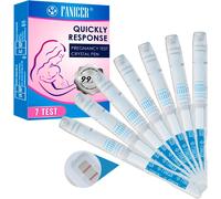 7 Pièces Test De Grossesse,Tests De Hcg Fiables,Pregnancytest,Testde Grossesseultra-Sensible,Emballés Individuellementtest,Détection Précoce Fiable Et Rapide Derésultat Degrossesse(Blue)