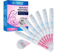 7 Pièces Test De Grossesse,Tests De Hcg Fiables,Pregnancytest,Testde Grossesseultra-Sensible,Emballés Individuellementtest,Détection Précoce Fiable Et Rapide Derésultat Degrossesse