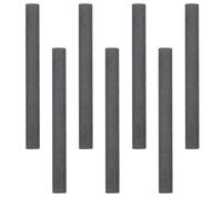 7 Pièces Tige Cylindrique en Graphite Noire pour Creuset
