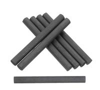 7 Pièces Tige D’électrode en Graphite Noir 12x100mm pour Fusion | Usage en Laboratoire et Moulage, Conductivité Élevée, Surface Lisse, Résistance aux Fissures, Manipulation Précise