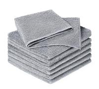 7 pièces Torchon Cuisine Microfibre, 20 cm x 20 cm Chiffons de Nettoyage Torchons de Cuisine Micro Fibre Chiffon Lavette Cuisine Chiffon Microfibre Réutilisables Séchage Rapide Ultra Doux Lavable