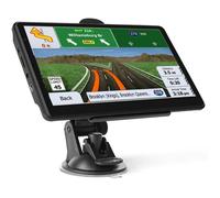 7 Pouce GPS Voiture,GPS Poids Lourds,Auto Navigation avec HD Écran Tactile,Multi-Languages Guidage Vocale,pour Auto,Camion, Lourd