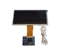 7 Pouces 1024 * 600 Mini Carte De Pilote De Contrôleur HDMI Écran LCD TFT for Affichage De Moniteur De Boîtier D'ordinateur, Compatible for Raspberry Pi Remplacer Les Pièces(LCD with Board Kit)