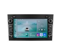 7 Pouces Android 13 Autoradio pour Combo Meriva Astra H Vectra C Tigra TwinTop from 2004, sans Fil Carplay Android Auto, 4 Cœurs 2G+32G Écran IPS Tactile Car Radio avec GPS, WiFi, BT, FM, SWC(Noir)