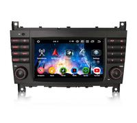 7 Pouces Android 14 Autoradio Bluetooth GPS Navigateur pour Mercedes Benz Classe C/CLC/G W203 W463 CarPlay Android Auto DSP WiFi 4G FM RDS USB Dab+ Canbus IPS Écran Tactile 8-Cœur 4Go RAM+64Go ROM
