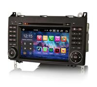 7 Pouces Android 14 Autoradio CarPlay GPS Navigateur pour Mercedes Classe A/B W169 W245 Sprinter Viano Vito W463 VW Crafter Bluetooth Android Auto DSP WiFi 4G Dab+ RDS CD USB Canbus 8-Cœur 4Go+64Go