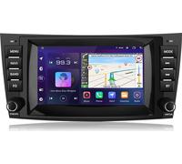 7 pouces Carplay Android12 Autoradio pour Mercedes Benz Classe E W211 W219 RDS BT SWC GPS WIFI Navi DAB+ 2+32G