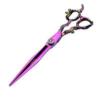 7 pouces Forme de dragon Cheveux Professionnel Ciseaux haute Dureté Coupe en acier Ciseaux Salon dédié