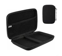 7 Pouces GPS Housse de Transport Rigide - Antichoc EVA Sat Nav Cover avec Poche Mesh pour Garmin Dezl pour TomTom Go - Noir Sac de Rangement 21.5x14.5cm