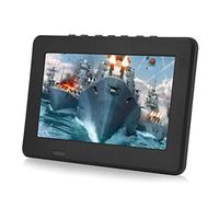 7 Pouces TV Portable, Mini TV LCD Numérique Analogique HD 1080P Lecteur de Télévision avec Batteries Rechargeables, pour Chambre, Cuisine, Caravane, Voiture, etc.