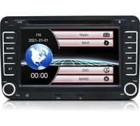 7 pouces WIFI Autoradio GPS NAVI BT Pour Golf Passat Seat Jetta SWC DAB 2DIN USB