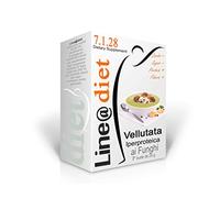 7 préparations en poudre pour boissons, desserts, soupes et omelettes protéinées, 0 sucre, plus de 70% de protéines, en sachets pratiques à usage unique (7, Velouté Champignons)