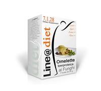 7 préparations en poudre pour omelette kéto, 0 sucre, plus de 70% de protéines, en sachets monodoses pratiques (7, Omelette Champignons)