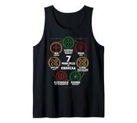 7 principes des Symboles Kwanzaa Nguzo Saba Adinkra Débardeur