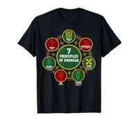 7 principes du Design Circulaire Kwanzaa avec icônes Adinkra T-Shirt