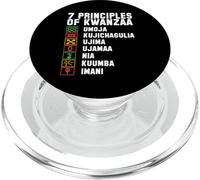 7 principes du Kwanzaa African Heritage Celebration Holiday PopSockets PopGrip pour MagSafe