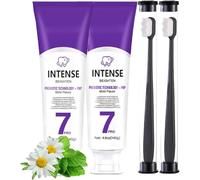 7-Pro Dentifrice intensif 7pro Dentifrice blanchissant intense avec 7 probiotiques pour les dents, pour enlever les taches jaunes, haleine fraîche, dentifrices sans fluorure (2)